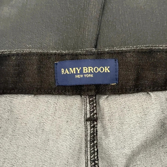 Ramy Brook black coated bootcut flare Matilda jeans - Picture 10 of 14